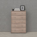 May Truffle Oak Finish 5 Chest of Drawers by Lavishway | Chest Of Drawers-49798