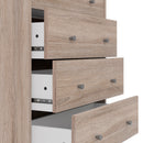 May Truffle Oak Finish 5 Chest of Drawers by Lavishway | Chest Of Drawers-49802