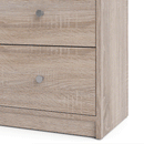 May Truffle Oak Finish 6 Chest of Drawers by Lavishway | Chest Of Drawers-49763