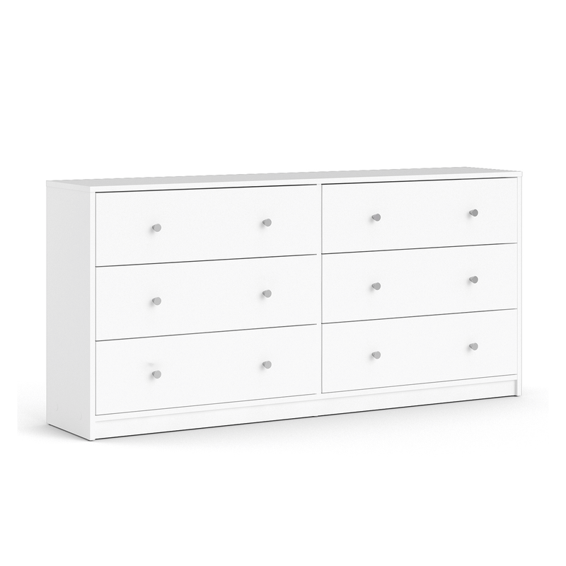 May White Finish 6 Chest of Drawers by Lavishway | Chest Of Drawers-49780