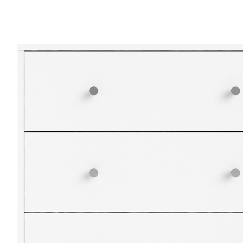 May White Finish 6 Chest of Drawers by Lavishway | Chest Of Drawers-49779