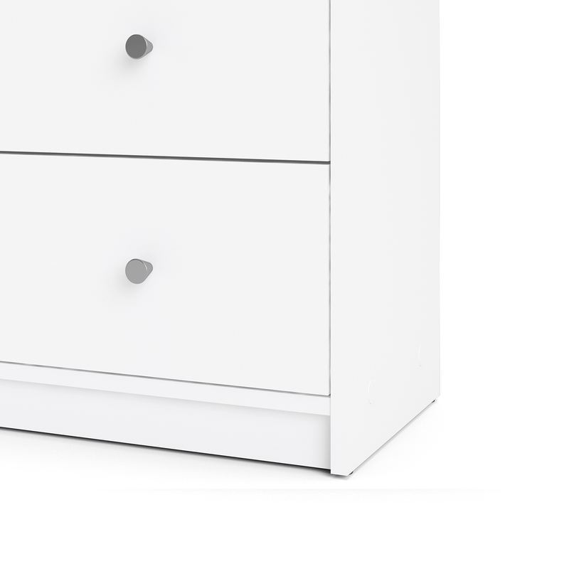 May White Finish 6 Chest of Drawers by Lavishway | Chest Of Drawers-49778