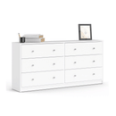 May White Finish 6 Chest of Drawers by Lavishway | Chest Of Drawers-49774