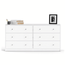 May White Finish 6 Chest of Drawers by Lavishway | Chest Of Drawers-49776