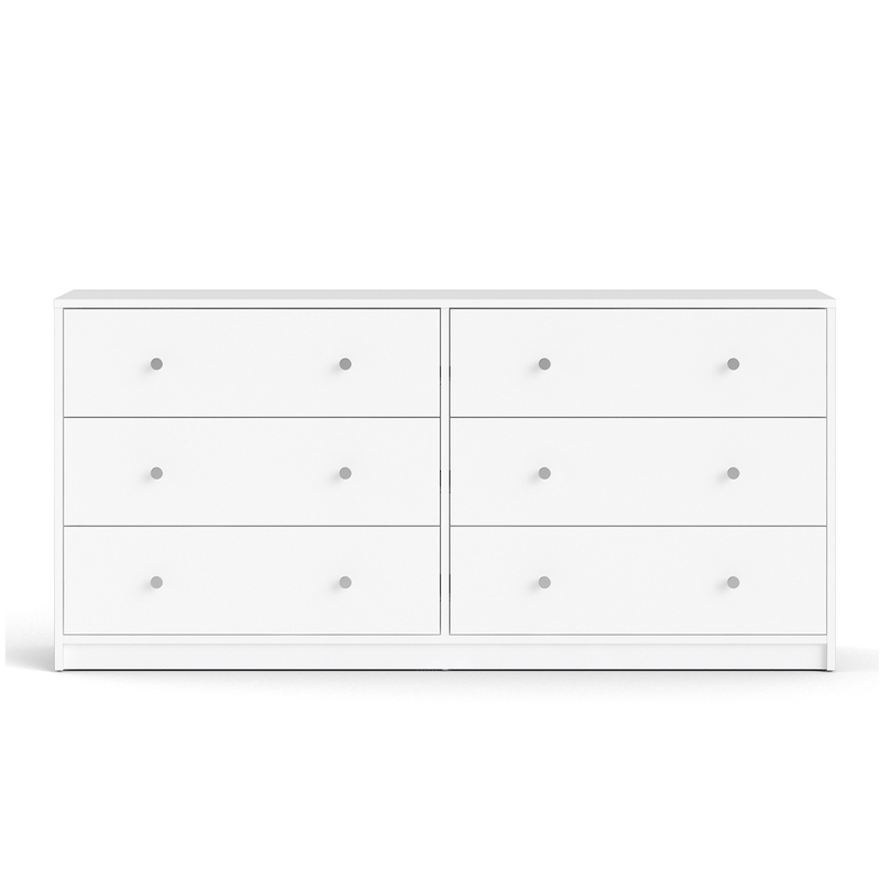 May White Finish 6 Chest of Drawers by Lavishway | Chest Of Drawers-49781