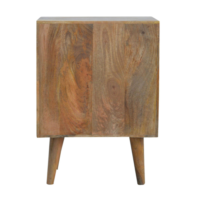 Maya 1 Rattan Door & 1 Drawer Bedside Cabinet by Lavishway | Bedside Tables-57693