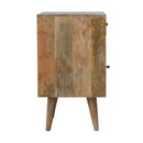 Maya 1 Rattan Door & 1 Drawer Bedside Cabinet by Lavishway | Bedside Tables-57692