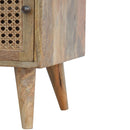 Maya 1 Rattan Door & 1 Drawer Bedside Cabinet by Lavishway | Bedside Tables-57691