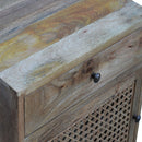 Maya 1 Rattan Door & 1 Drawer Bedside Cabinet by Lavishway | Bedside Tables-57689