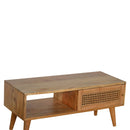 Maya 1 Rattan Sliding Door Coffee Table by Lavishway | Coffee Tables-57704
