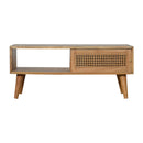 Maya 1 Rattan Sliding Door Coffee Table by Lavishway | Coffee Tables-57702