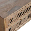 Maya 2 Rattan Drawers Media Unit by Lavishway | TV Units Cabinets-57675