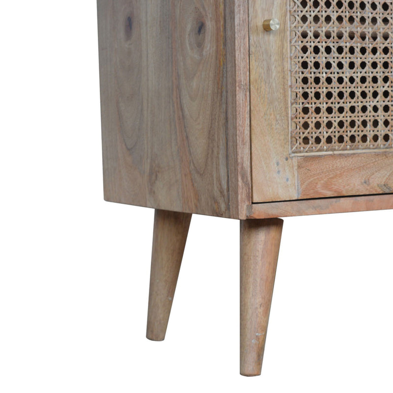 Maya Rattan 1 Door & 4 Drawer Hallway Cabinet by Lavishway | Hallway Cabinets-57714