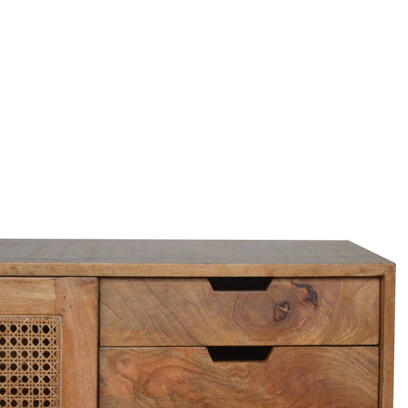 Maya Rattan 1 Door & 4 Drawer Hallway Cabinet by Lavishway | Hallway Cabinets-57712