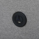 Mayfair Contemporary Grey Fabric TV Bed by Lavishway | Fabric Beds-35540