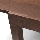 Melrose Walnut Finish Extendable Dining Table by Lavishway | Dining Tables-61693