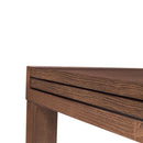 Melrose Walnut Finish Extendable Dining Table by Lavishway | Dining Tables-61691