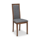 Melrose Wooden & Fabric Seat Dining Chair by Lavishway | Dining Chairs-61701