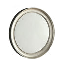 Mercury Silver Frame Round Mirror by Lavishway | Wall Mirrors-24816