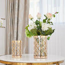 Metal Plating Golden Flower Vase by Lavishway | Vases-39880