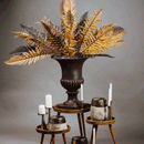 Metallic Dipped Contemporary Ceramic Vase by Lavishway | Vases-50929