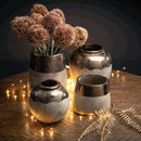 Metallic Dipped Contemporary Ceramic Vase by Lavishway | Vases-50927