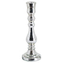 Metallic Tall Curved Glass Candle Holder by Lavishway | Candle Holders-50611