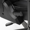 Meteor Black Faux Leather Gaming Chair by Lavishway | Leather Chairs-61672