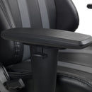 Meteor Black Faux Leather Gaming Chair by Lavishway | Leather Chairs-61670