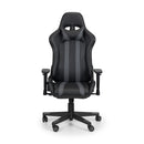 Meteor Black Faux Leather Gaming Chair by Lavishway | Leather Chairs-61668