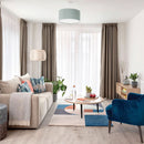 Mia Decent Coffee Table With Black Metal Legs by Lavishway | Coffee Tables-23098