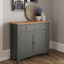 Grantham Oak Top 2 Doors 2 Drawers Sideboard by Lavishway | Sideboards-36905
