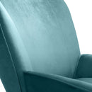 Mila Velvet Accent Chair & Stool by Lavishway | Accent Chairs-61645