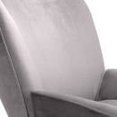 Mila Velvet Accent Chair & Stool by Lavishway | Accent Chairs-61644