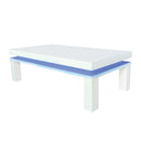 Milano High Gloss LED White Coffee Table by Lavishway | Coffee Tables-35396