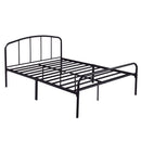 Milton Traditional Metal King Size Bed by Lavishway | Metal Beds-35495