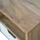 Mini White Painted 1 Drawer Bedside Table by Lavishway | Bedside Tables-58876