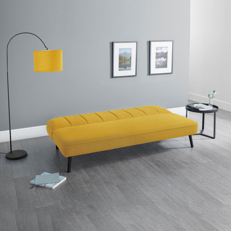 Miro Curved Back Fabric Sofa Bed by Lavishway | Sofa Beds-61604