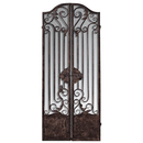 Mirrored Iron Finish Room Divider by Lavishway | Wall Mirrors-58846