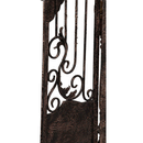 Mirrored Iron Finish Room Divider by Lavishway | Wall Mirrors-58849