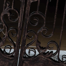 Mirrored Iron Finish Room Divider by Lavishway | Wall Mirrors-58851