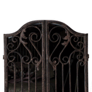 Mirrored Iron Finish Room Divider by Lavishway | Wall Mirrors-58850