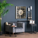 Luxury Mirrored Square Framed Clock by Lavishway | Wall Clocks-51628