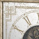 Mirrored Square Framed Moving Mechanism Clock by Lavishway | Wall Clocks-51570