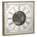 Mirrored Square Framed Moving Mechanism Clock by Lavishway | Wall Clocks-51569