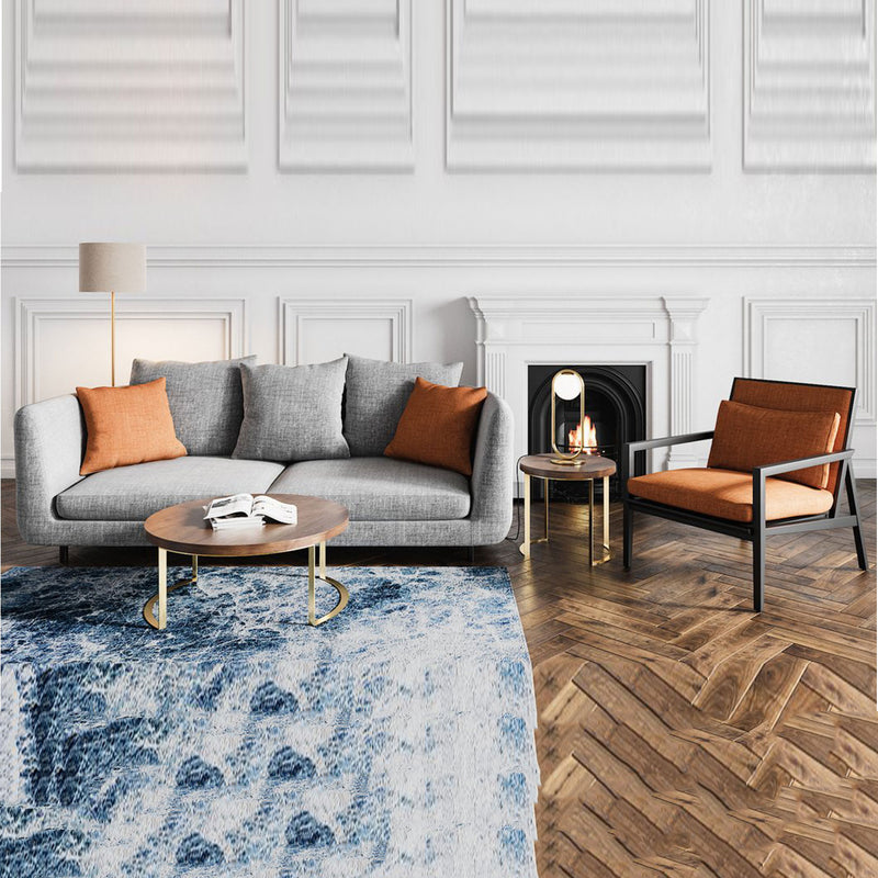 Mischa Upholstered Fabric Armchair by Lavishway | Armchairs-23131