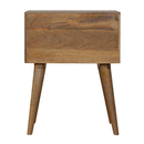 Hutch Mixed Pattern 2 Drawers Bedside Table by Lavishway | Bedside Tables-58837