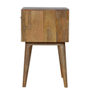 Hutch Mixed Pattern 2 Drawers Bedside Table by Lavishway | Bedside Tables-58838