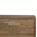 Hutch Mixed Pattern 2 Drawers Bedside Cabinet by Lavishway | Bedside Tables-58814