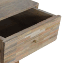 Hutch Mixed Pattern 2 Drawers Bedside Cabinet by Lavishway | Bedside Tables-58812